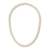 Thumbnail Image 0 of Semi-Solid Anchor Link Chain Necklace 10K Two-Tone Gold 22"