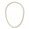 Thumbnail Image 1 of Semi-Solid Anchor Link Chain Necklace 10K Two-Tone Gold 22" 7mm