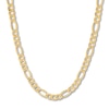 Thumbnail Image 0 of Hollow Figaro Chain Necklace 10K Yellow Gold 22" Approx. 8.5mm