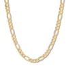 Thumbnail Image 1 of Hollow Figaro Chain Necklace 10K Yellow Gold 22" Approx. 8.5mm