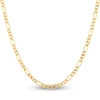 Thumbnail Image 1 of Hollow Figaro Chain Necklace 14K Yellow Gold 20" 4.4mm