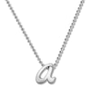Thumbnail Image 1 of Alex Woo Autograph Letter A Necklace Sterling Silver 16"