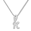 Thumbnail Image 0 of Alex Woo Autograph Letter K Necklace Sterling Silver 16"