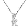 Thumbnail Image 0 of Alex Woo Autograph Letter K Necklace Sterling Silver 16"