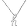 Thumbnail Image 1 of Alex Woo Autograph Letter H Necklace Sterling Silver 16"