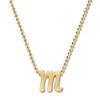 Thumbnail Image 1 of Alex Woo Autograph Letter M Necklace 14K Yellow Gold 16"