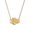 Thumbnail Image 3 of Diamond Swirl Necklace 1/4 carat tw Round 10K Yellow Gold