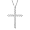 Thumbnail Image 0 of Diamond Cross Necklace 2 carats tw Round 14K White Gold