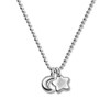Thumbnail Image 1 of Alex Woo Necklace Mini Moon & Star Sterling Silver 16"
