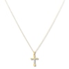Thumbnail Image 1 of Crucifix Necklace 14K Two-Tone Gold 18"