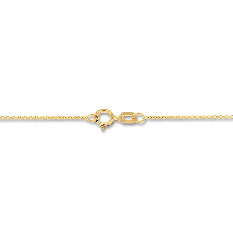 Main Image 2 of Crucifix Necklace 14K Two-Tone Gold 18"