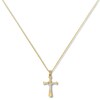 Thumbnail Image 1 of Traditional Crucifix Necklace 14K Two-Tone Gold 18"