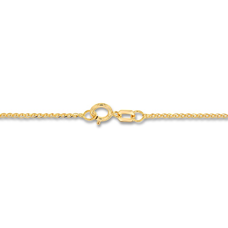 Main Image 2 of Traditional Crucifix Necklace 14K Two-Tone Gold 18"