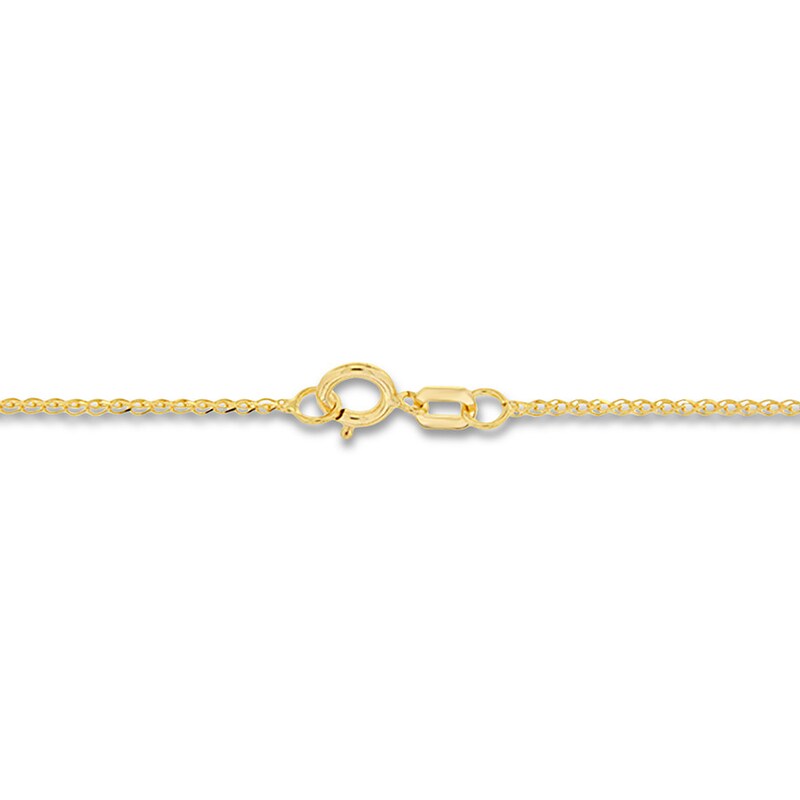 Main Image 2 of Openwork Cross Necklace 14K Two-Tone Gold 18"