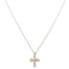 Thumbnail Image 0 of Contemporary Crucifix Necklace 14K Two-Tone Gold 18"