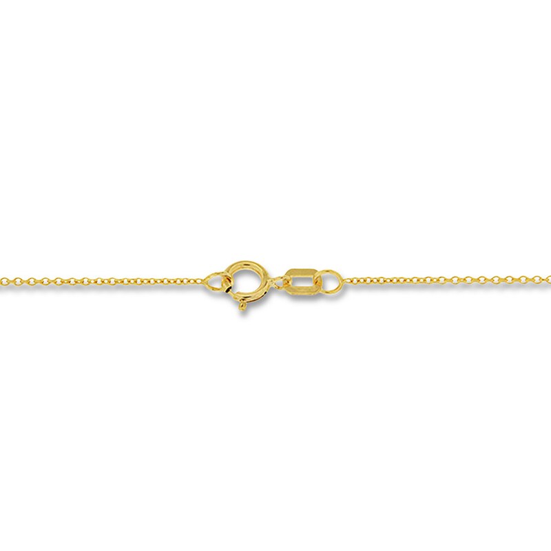 Main Image 2 of Contemporary Crucifix Necklace 14K Two-Tone Gold 18"