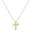 Thumbnail Image 0 of Filigree Ribbon Cross Necklace 14K Yellow Gold 18"