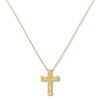 Thumbnail Image 1 of Filigree Ribbon Cross Necklace 14K Yellow Gold 18"