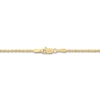 Thumbnail Image 1 of Filigree Ribbon Cross Necklace 14K Yellow Gold 18"
