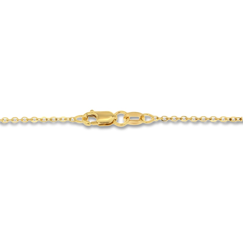 Main Image 2 of Traditional Crucifix Necklace 14K Two-Tone Gold 18"