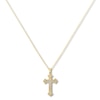 Thumbnail Image 1 of Crucifix Necklace 14K Two-Tone Gold 18"