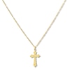 Thumbnail Image 1 of Gothic Cross Necklace 14K Yellow Gold 18"