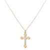 Thumbnail Image 1 of Gothic Crucifix Necklace 14K Two-Tone Gold 18"
