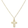 Thumbnail Image 1 of Open Cross Necklace 14K Yellow Gold 18"