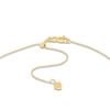 Thumbnail Image 3 of Love Curb Chain Choker Necklace 14K Yellow Gold 12"