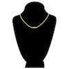 Thumbnail Image 3 of Love Curb Chain Choker Necklace 14K Yellow Gold 12"