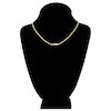 Thumbnail Image 4 of Love Curb Chain Choker Necklace 14K Yellow Gold 12"
