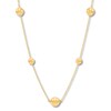 Thumbnail Image 1 of Beaded Station Necklace 14K Yellow Gold 24",Y"