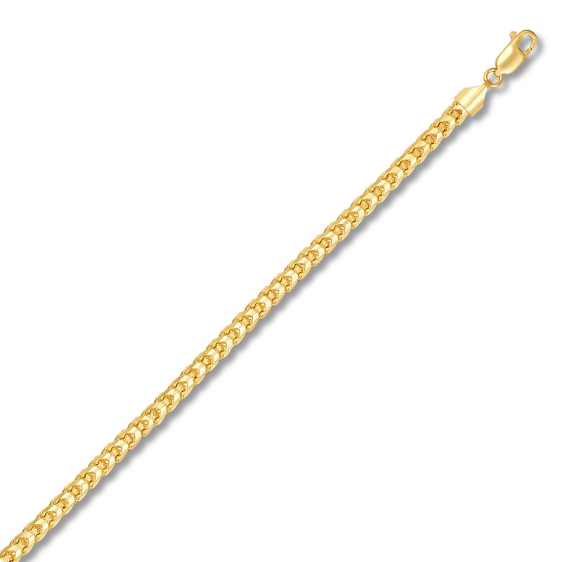 Main Image 2 of Hollow Franco Chain 10K Yellow Gold 24" 5mm
