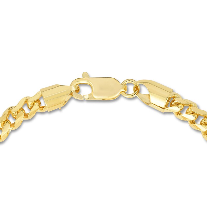 Main Image 3 of Hollow Franco Chain 10K Yellow Gold 24" 5mm
