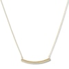 Thumbnail Image 0 of Glitter Bar Necklace 10K Yellow Gold 18"