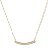 Thumbnail Image 1 of Glitter Bar Necklace 10K Yellow Gold 18"