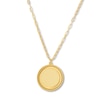 Thumbnail Image 1 of Round Medallion Necklace 14K Yellow Gold 22"