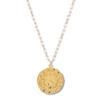 Thumbnail Image 1 of Laurel Wreath Medallion Necklace 14K Yellow Gold 22"