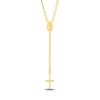 Thumbnail Image 1 of Madonna and Crucifix Choker 14K Yellow Gold 15" Adjustable