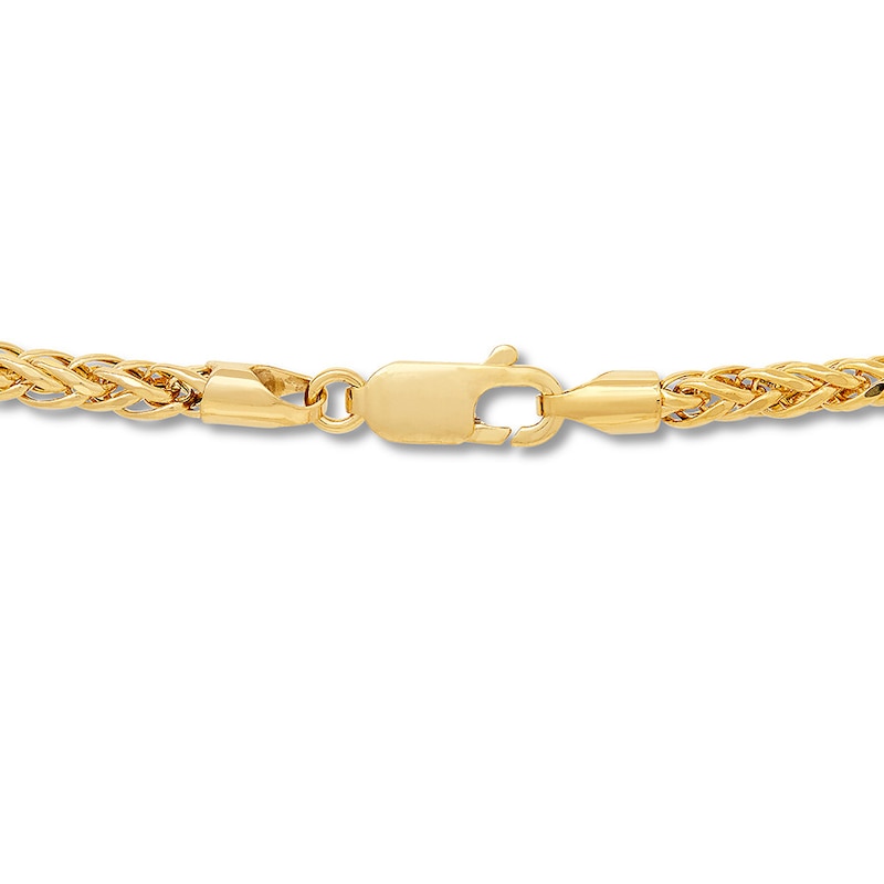 Main Image 3 of Men's Crucifix and Anchor Necklace 10K Two-Tone Gold 22"
