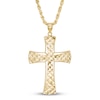 Thumbnail Image 0 of Men's Cross Chain Necklace 10K Yellow Gold