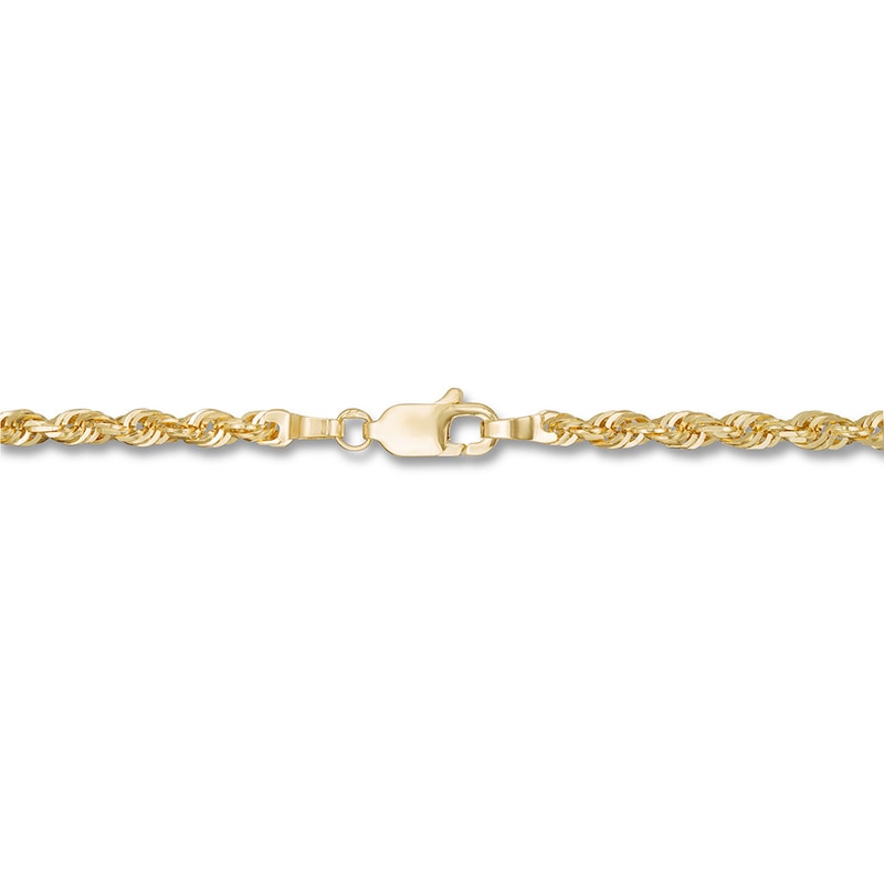 Men's Cross Chain Necklace 10K Yellow Gold