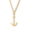 Thumbnail Image 2 of Men's Anchor Necklace 10K Yellow Gold 22" Length