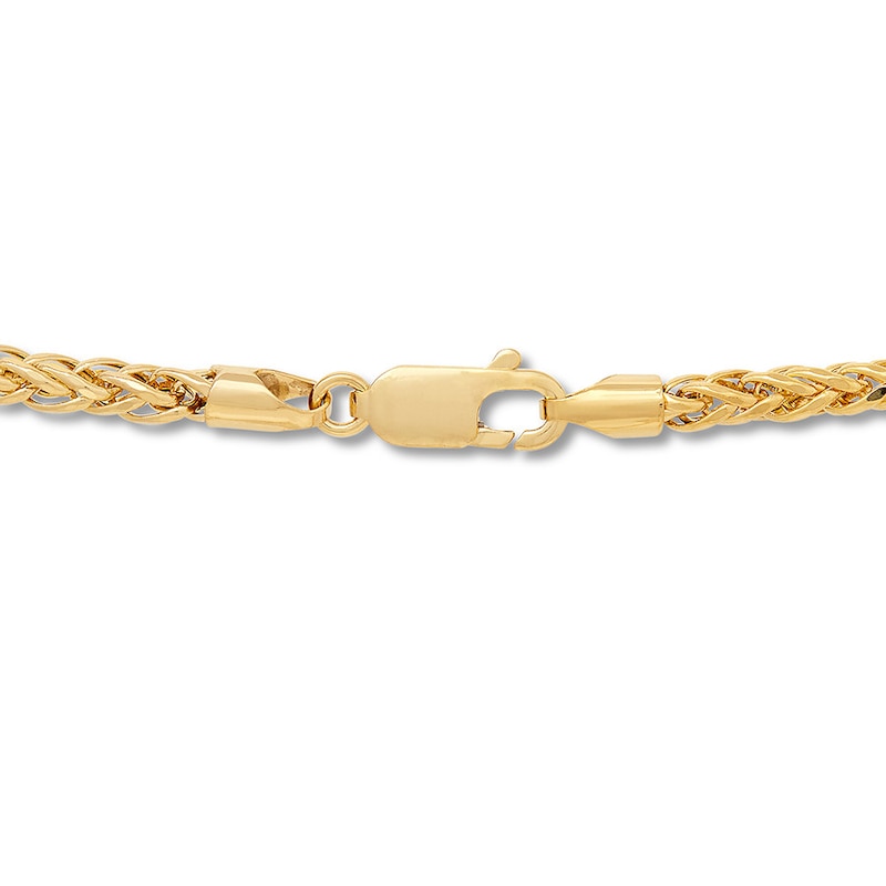 Main Image 3 of Men's Anchor Necklace 10K Yellow Gold 22" Length