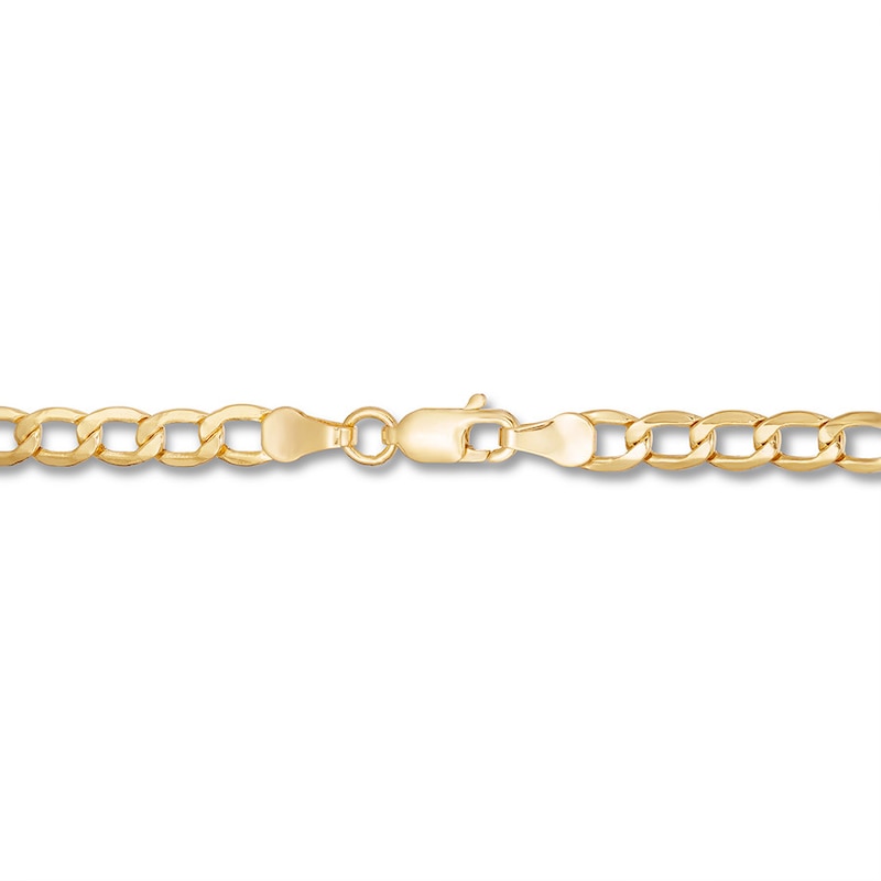 Men's Cross Necklace 10K Two-Tone Gold