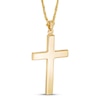 Thumbnail Image 2 of Men's Cross Necklace 10K Yellow Gold 24"