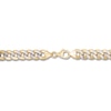 Thumbnail Image 1 of Semi-Solid Curb Chain Necklace 10K Two-Tone Gold