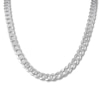 Thumbnail Image 0 of Solid Curb Chain Necklace Sterling Silver 22"