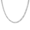 Figaro Chain Necklace Sterling Silver 24"