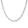 Thumbnail Image 1 of Solid Figaro Chain Necklace Sterling Silver 24" 5mm